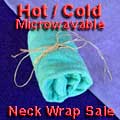 Click Here for our Microwavable Aromatherapy Hot & Cold Neck Wrap Sale